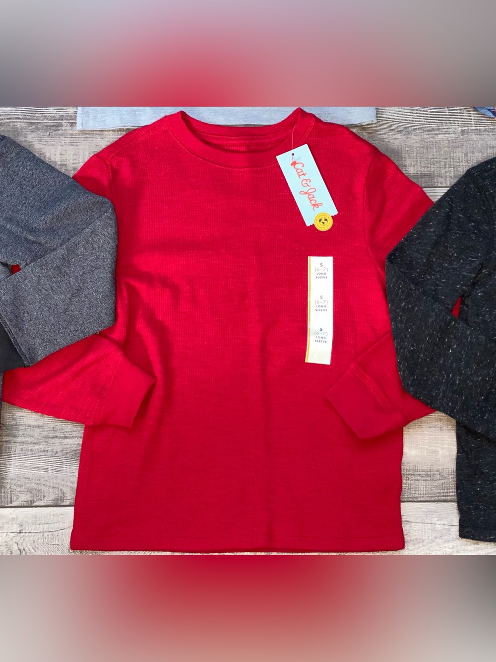 🍂 Boy’s Long Sleeve Fall Winter Shirts Sweater Tops Clothing Bundle Lot Size 6/7 - Picture 9 of 10
